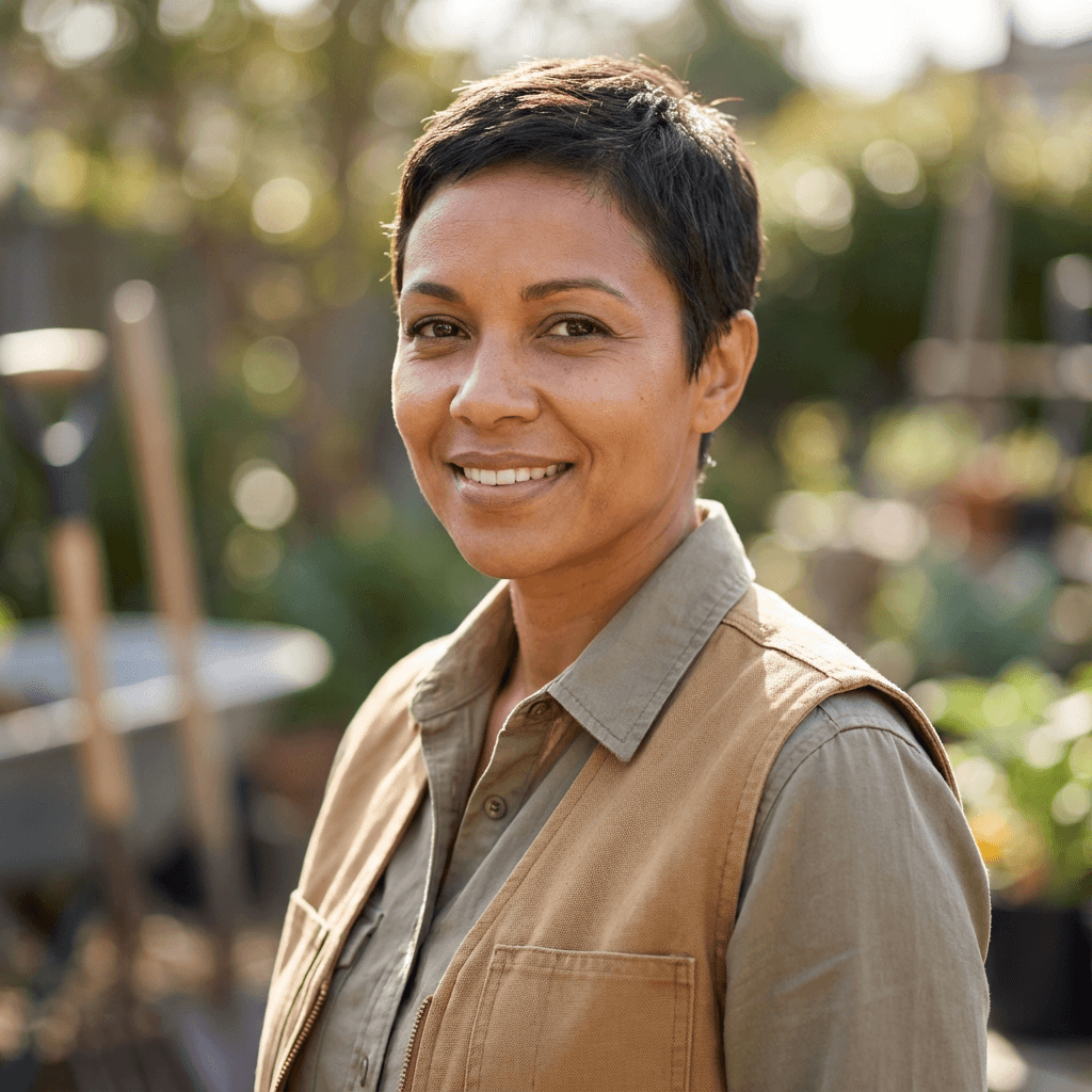 Patricia Chen, homeowner with restored exterior