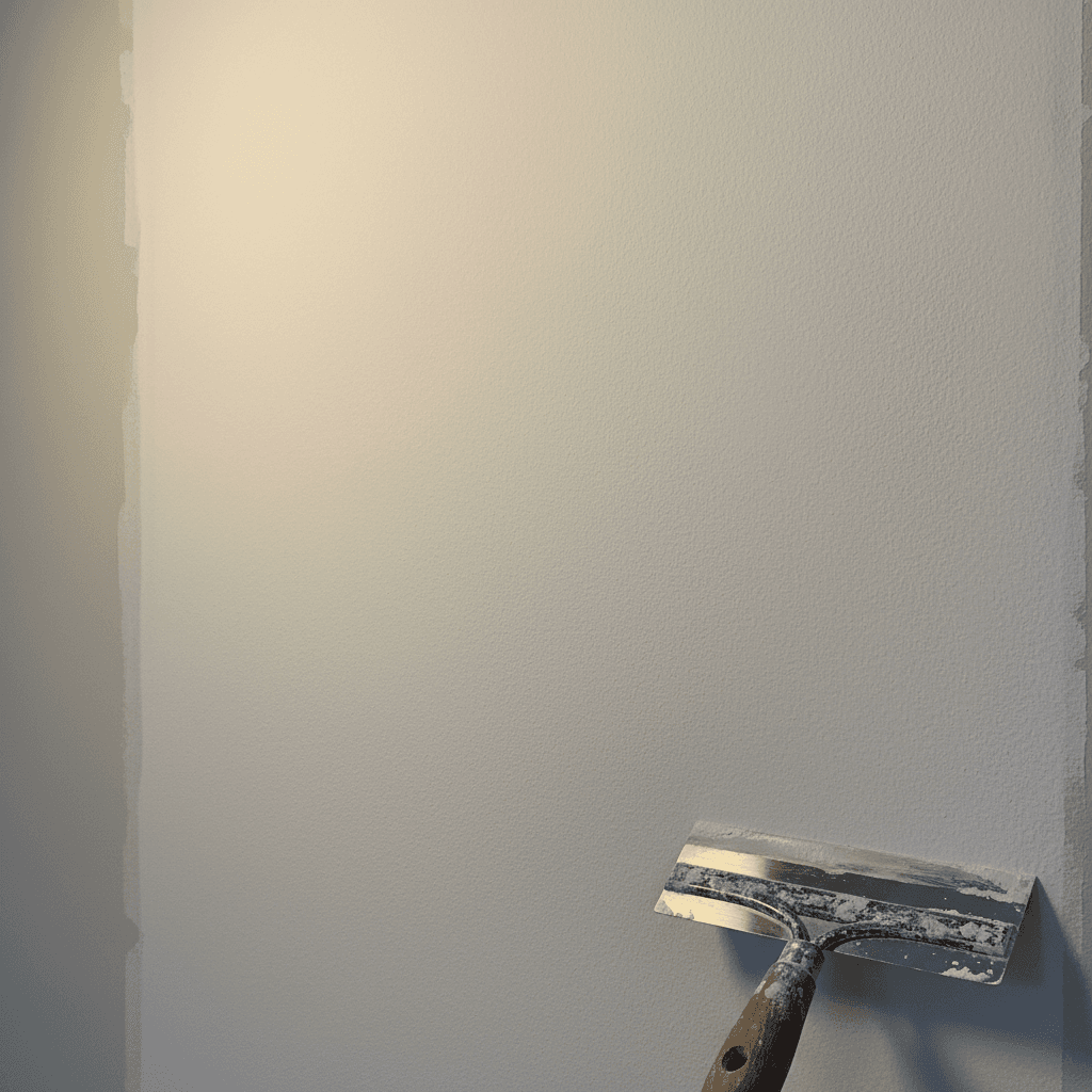 Drywall repair completion